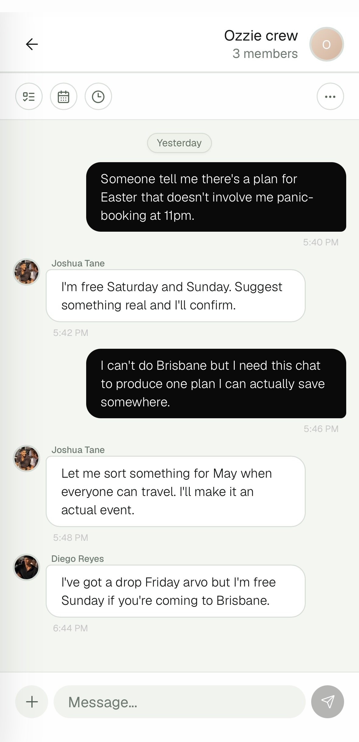 TOC — Chat with Friends